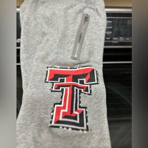 PINK Victoria's Secret Gray Texas Tech Joggers Sweatpants.  Vintage XS